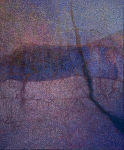 Maria Buemi, Verso il Monte, 2015, olio su tela su tavola,  118 x 98 cm